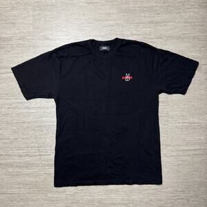 Azuki Men's Graphic Shirt Black Crewneck Sz S USA FOLLOW THE RABBIT Tee